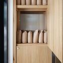 Bakery “Chlieb Náš” / Sadovsky & Architects - Interior Photography, Living Room, Shelving